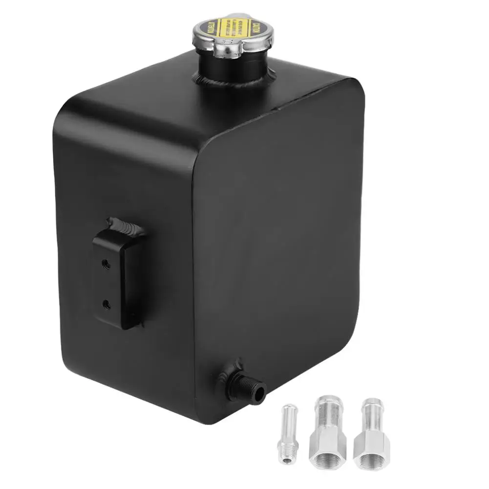 2.5L Aluminum Black Coolant Expansion Overflow Recovery Reservoir Water Tank W/ Cap Universal
2.5L Aluminum Black Coolant Expansion Overflow Recovery Reservoir Water Tank W/ Cap Universal