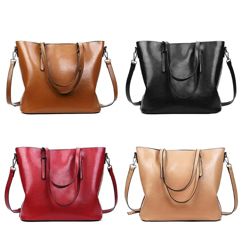Brand Women Leather Handbags Oil Wax Leather Large Capacity Tote Bag Casual Pu Leather women Messenger bag Bolsas Femininas
Brand Women Leather Handbags Oil Wax Leather Large Capacity Tote Bag Casual Pu Leather women Messenger bag Bolsas Femininas