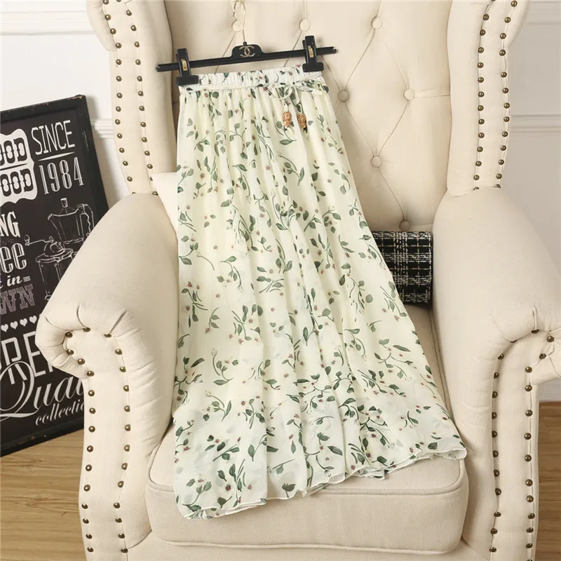 PEONFLY Vintage 2019 Spring Women Skirt Fashion Chiffon Floral Printed Women Ankle Length Long Casual Loose Flare Pleated Skirt
PEONFLY Vintage 2019 Spring Women Skirt Fashion Chiffon Floral Printed Women Ankle Length Long Casual Loose Flare Pleated Skirt
