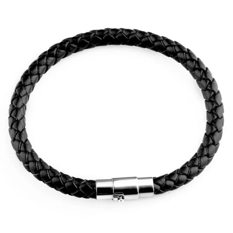 Hot Punk Men Jewelry Braided Leather Bracelet Handmade Bracelet Trendy Stainless Steel Magnetic Clasp Male Wrist Band Gift
Hot Punk Men Jewelry Braided Leather Bracelet Handmade Bracelet Trendy Stainless Steel Magnetic Clasp Male Wrist Band Gift