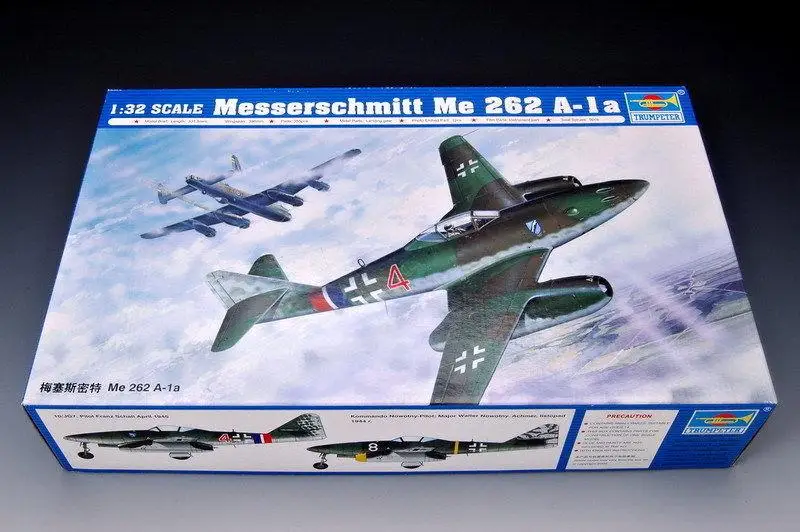 Trumpeter 1/32 02235 Messerchmitt Me 262 A-1a | Игрушки и хобби