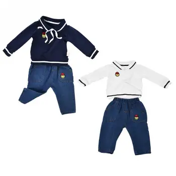 Kids T-Shirt Tops+Jeans Outfits Long Sleeve Lapel Shirt Jeans Clothing Set Children's Suit Casual Sports Baby Jumpsuit bebe Kid
Kids T-Shirt Tops+Jeans Outfits Long Sleeve Lapel Shirt Jeans Clothing Set Children's Suit Casual Sports Baby Jumpsuit bebe Kid