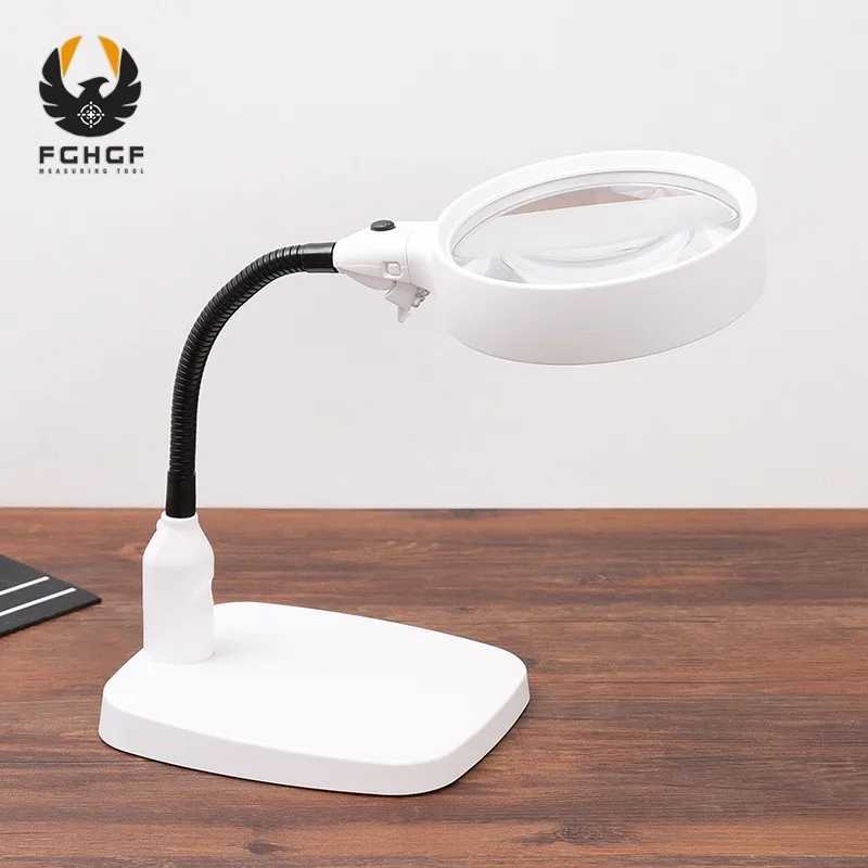 FGHGF 2-in-1 LED Desktop Magnifying Glass With Lamp 8X Lens Bright Light Magnifier Magnifying Tool Repair Tools Loupe
FGHGF 2-in-1 LED Desktop Magnifying Glass With Lamp 8X Lens Bright Light Magnifier Magnifying Tool Repair Tools Loupe