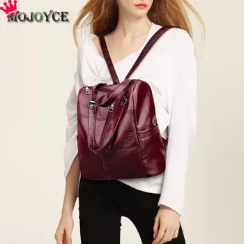 2020 Fashion Women Backpacks Soft PU Leather Backpack Shoulder Daypack Female Rucksack Mochilas Mujer Casual School Bag for Girl
2020 Fashion Women Backpacks Soft PU Leather Backpack Shoulder Daypack Female Rucksack Mochilas Mujer Casual School Bag for Girl