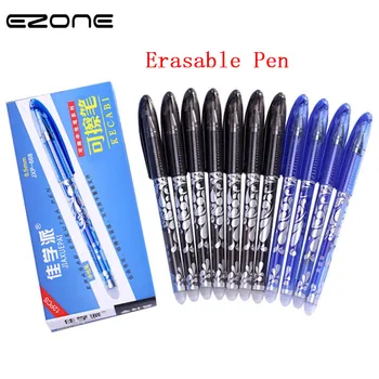EZONE 5pcs 0.5mm Erasable Pen Black Blue Ink Gel Erasable Pen With Special Eraser Replace Ink Office School Stationery Supply
EZONE 5pcs 0.5mm Erasable Pen Black Blue Ink Gel Erasable Pen With Special Eraser Replace Ink Office School Stationery Supply