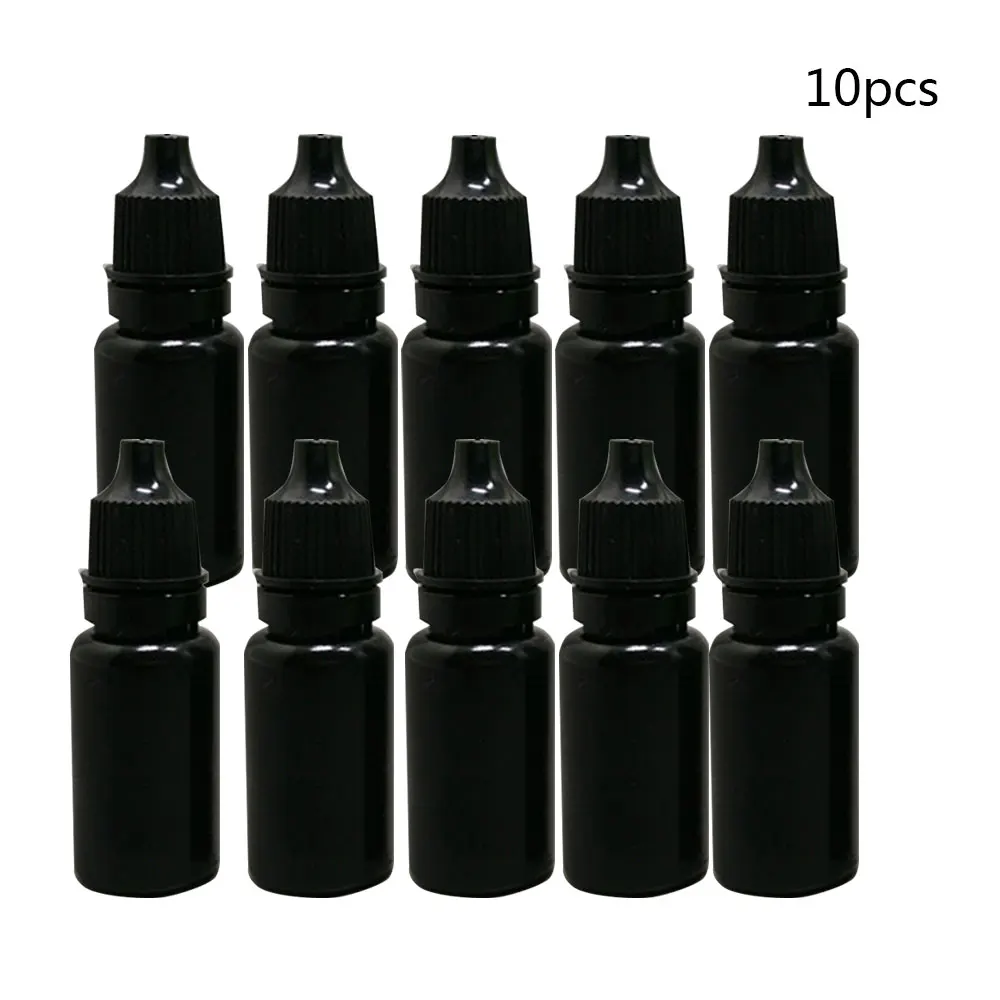10pcs Black 10ML PE E Liquid Bottle Easy to Squeeze Plastic Dropper Bottles With Childproof Cap Needle Bottles
10pcs Black 10ML PE E Liquid Bottle Easy to Squeeze Plastic Dropper Bottles With Childproof Cap Needle Bottles