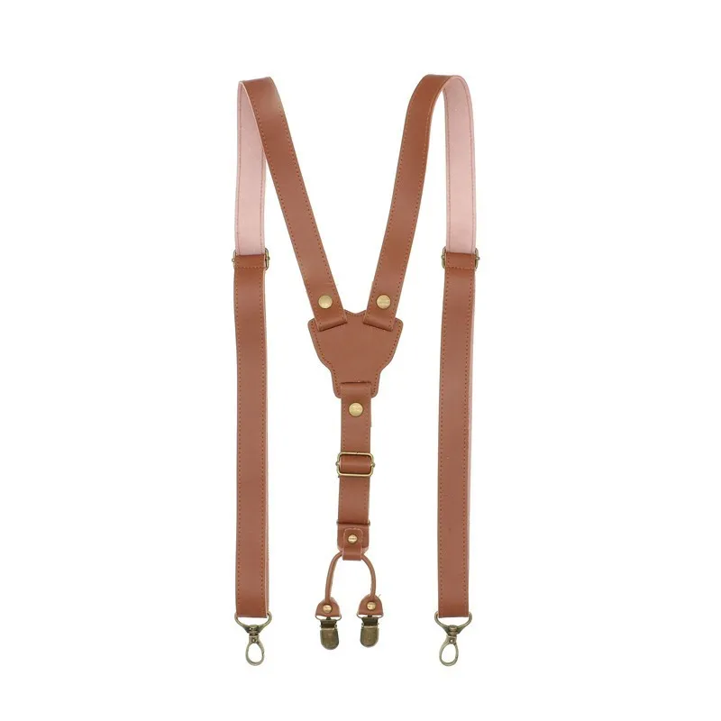 Y Back Bronze Hook British Style Mens Suspenders Vintage Adjustable Unisex Full Genuine Leather Suspender Pant Strap
Y Back Bronze Hook British Style Mens Suspenders Vintage Adjustable Unisex Full Genuine Leather Suspender Pant Strap