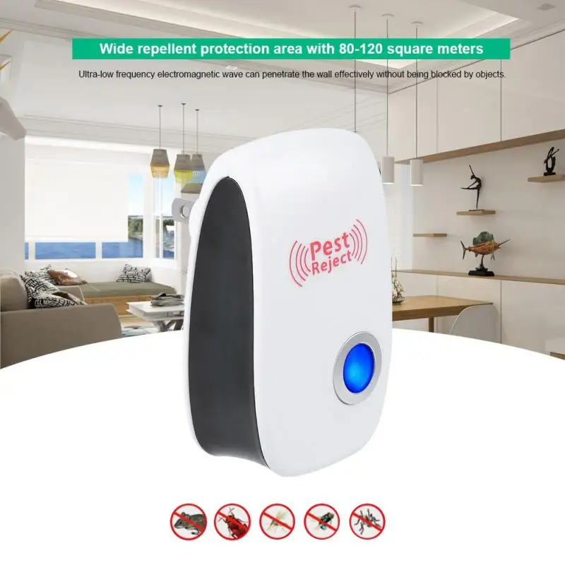 Ultrasonic Electric Pest Repeller Multi-function Rodent Insect Repellent Killer 90-250V US Plug Small And Exquisite Size
Ultrasonic Electric Pest Repeller Multi-function Rodent Insect Repellent Killer 90-250V US Plug Small And Exquisite Size