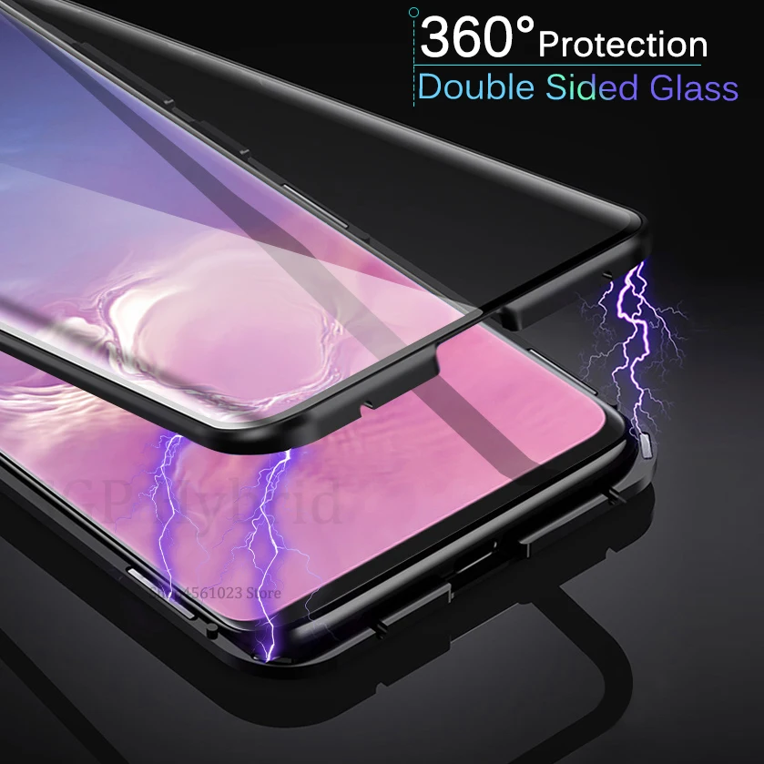 360° Magnetic Case on the for Samsung Galaxy s10 plus e S Note 10 Pro Plus e 10Pro Glass Back Cover Magnet Adsorption Filp Coque
360° Magnetic Case on the for Samsung Galaxy s10 plus e S Note 10 Pro Plus e 10Pro Glass Back Cover Magnet Adsorption Filp Coque