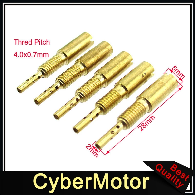 Карбюратор Pilot Jets 15 17 5 20 22 25 для Mikuni HS40 HSR42/45/48 RS34 RS40 TM33 TM36 TM40 с насосом акселератора|