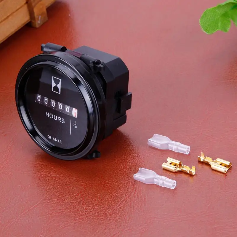 12v 24v 36v Mini Hour Meter Marine Boat Engine 2" Round Waterproof Gauge Car Trucks Mechanical Hour Meter Counter Timer New
12v 24v 36v Mini Hour Meter Marine Boat Engine 2" Round Waterproof Gauge Car Trucks Mechanical Hour Meter Counter Timer New