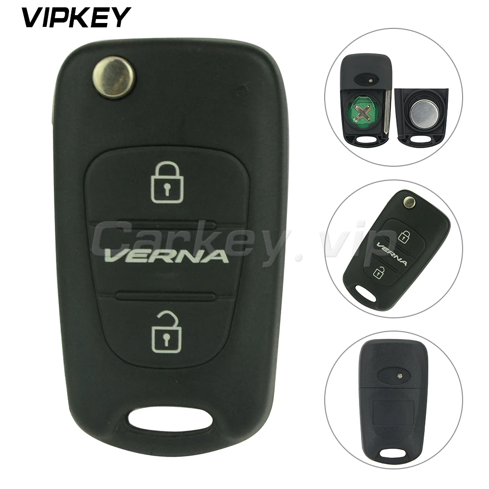 Remotekey Folding flip remote car key for Hyundai Verna 3 buttons TOY48 blade 434Mhz with id46 Chip car remote control
Remotekey Folding flip remote car key for Hyundai Verna 3 buttons TOY48 blade 434Mhz with id46 Chip car remote control