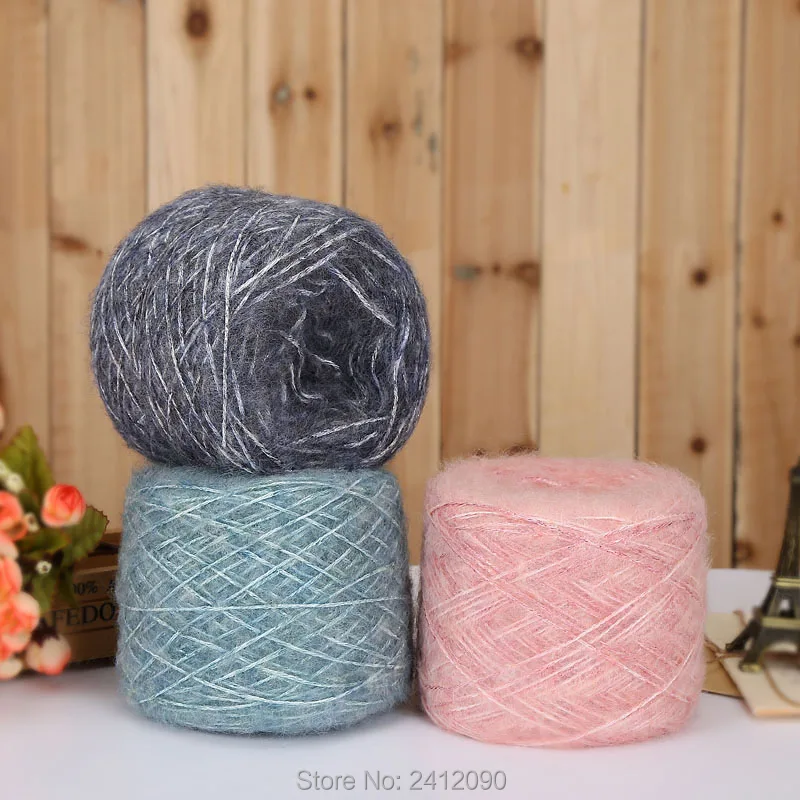 4 pcs blonde pink soft mohair yarn+ metallic thread shiny crochet wool yarn weave thread fancy thick yarns for knitting sale 
4 pcs blonde pink soft mohair yarn+ metallic thread shiny crochet wool yarn weave thread fancy thick yarns for knitting sale