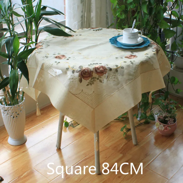 Luxury Lace Embroidery Flowers Linen Dining Tablecloth Balcony Doilies Tassel Table Cloth Wedding Decorative Cover Towel
Luxury Lace Embroidery Flowers Linen Dining Tablecloth Balcony Doilies Tassel Table Cloth Wedding Decorative Cover Towel