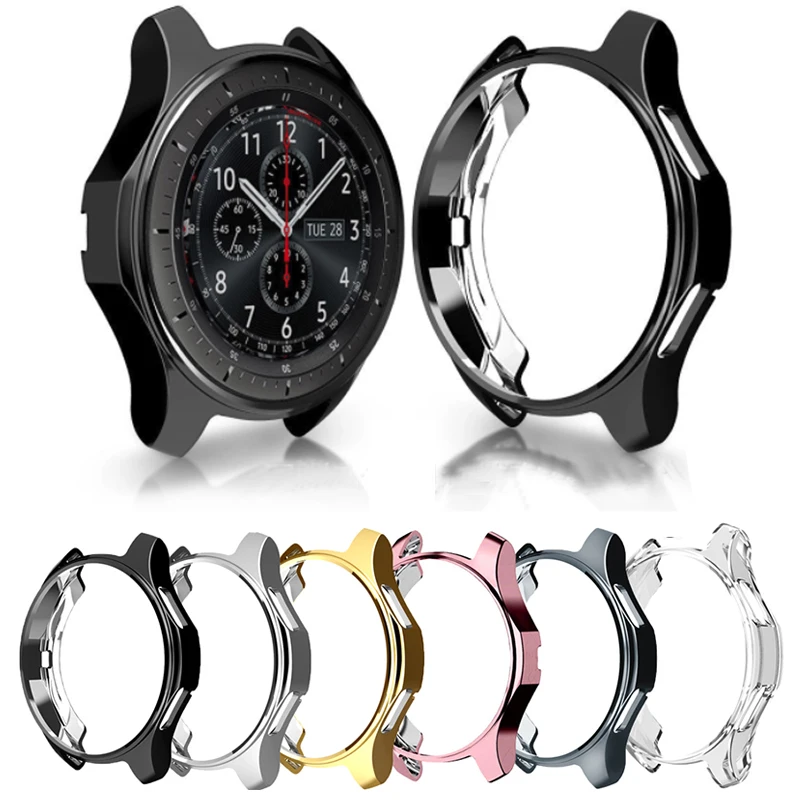 Smart Watch Protective Case Cover For Samsung Gear S3 Frontier Bumper Cover Soft TPU Plated All-Around Protective Bumper Shell
Smart Watch Protective Case Cover For Samsung Gear S3 Frontier Bumper Cover Soft TPU Plated All-Around Protective Bumper Shell