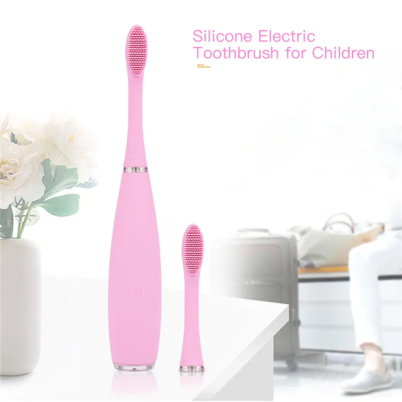 Sonic Electric Toothbrush USB Rechargeable Tooth Brush Oral Hygiene Dental Care Silicone Kids Children Toothbrush + Brush Head
Sonic Electric Toothbrush USB Rechargeable Tooth Brush Oral Hygiene Dental Care Silicone Kids Children Toothbrush + Brush Head