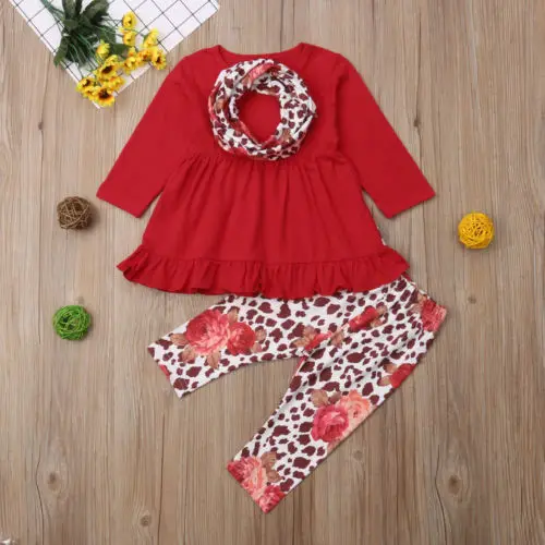 Toddler Kids Baby Girls Clothes Ruffled Dress Tops+Leggings Pants Outfit Children Set Clothes
Toddler Kids Baby Girls Clothes Ruffled Dress Tops+Leggings Pants Outfit Children Set Clothes