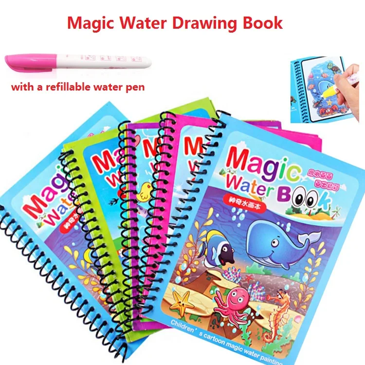 Magic Water Drawing Book With Pen Painting Book Coloring Doodle Drawing Board For Kids Studying Education Toys
Magic Water Drawing Book With Pen Painting Book Coloring Doodle Drawing Board For Kids Studying Education Toys