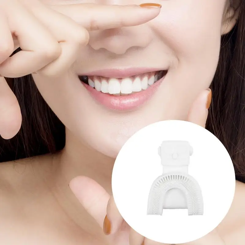 360 Degrees Sonic Automatic Electric Toothbrush USB Rechargeable Intelligent Ultrasonic Silicon Toothbrush 5 Modes U Type Timer4
360 Degrees Sonic Automatic Electric Toothbrush USB Rechargeable Intelligent Ultrasonic Silicon Toothbrush 5 Modes U Type Timer4