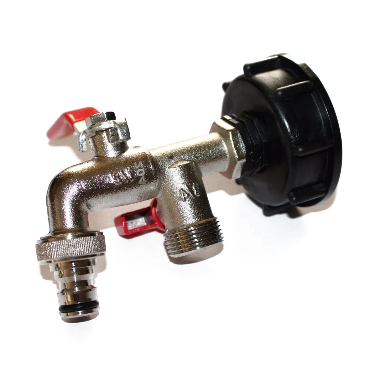 IBC Metal Adapter Rainwater Brass Tank Connector Accessories 1000 Liter IBC Water Adjustable Tank S60X6
IBC Metal Adapter Rainwater Brass Tank Connector Accessories 1000 Liter IBC Water Adjustable Tank S60X6