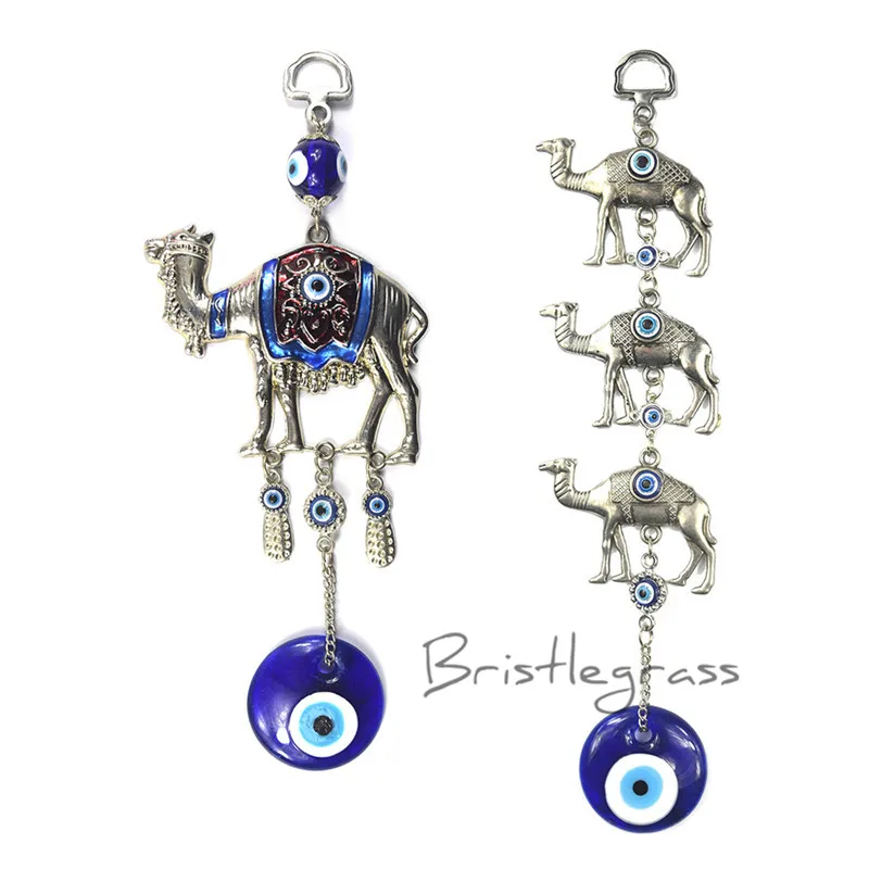BRISTLEGRASS Turkish Blue Evil Eye Camel Wall Hanging Pendants Pendulum Amulets Lucky Charms Blessing Protection Gift Home Decor
BRISTLEGRASS Turkish Blue Evil Eye Camel Wall Hanging Pendants Pendulum Amulets Lucky Charms Blessing Protection Gift Home Decor