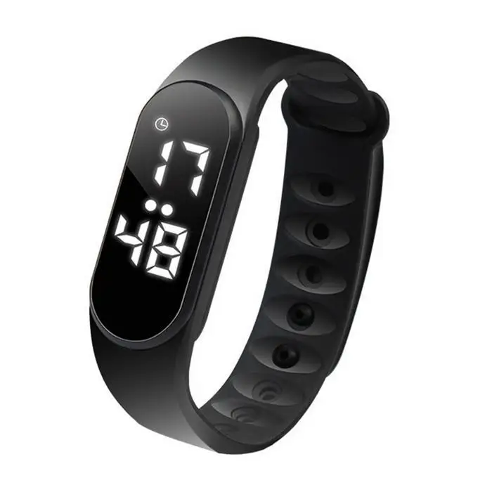 

Digital LED Silicone Wirstband Pedometer Run Step Walking Distance Calorie Counter Wrist Women&Men Sport Fitness Watch Bracelet