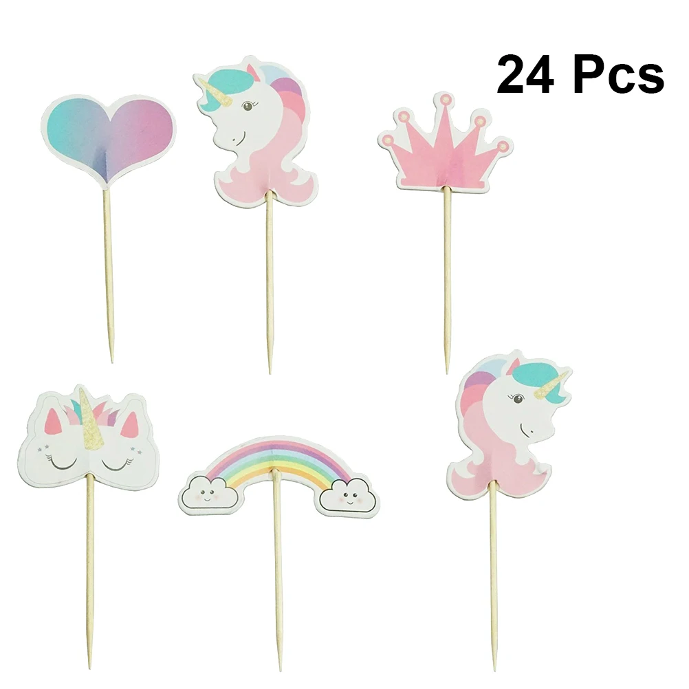 24pcs Unicorn Cake Toppers Animal Cloud Cute Cupcake Dessert Cake Decoration Picks for Baby Shower Birthday Kids Party
24pcs Unicorn Cake Toppers Animal Cloud Cute Cupcake Dessert Cake Decoration Picks for Baby Shower Birthday Kids Party