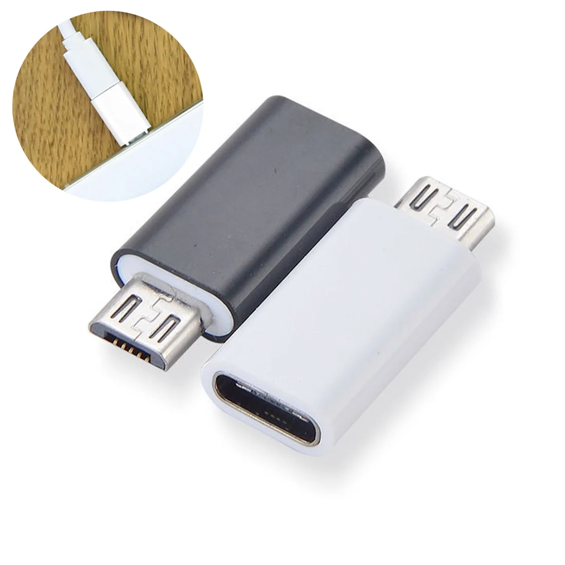 Mini Universal Type-C Female to Micro USB 2.0 Male USB 3.1 Converter Data Adapter for Phone Tablet PC
Mini Universal Type-C Female to Micro USB 2.0 Male USB 3.1 Converter Data Adapter for Phone Tablet PC