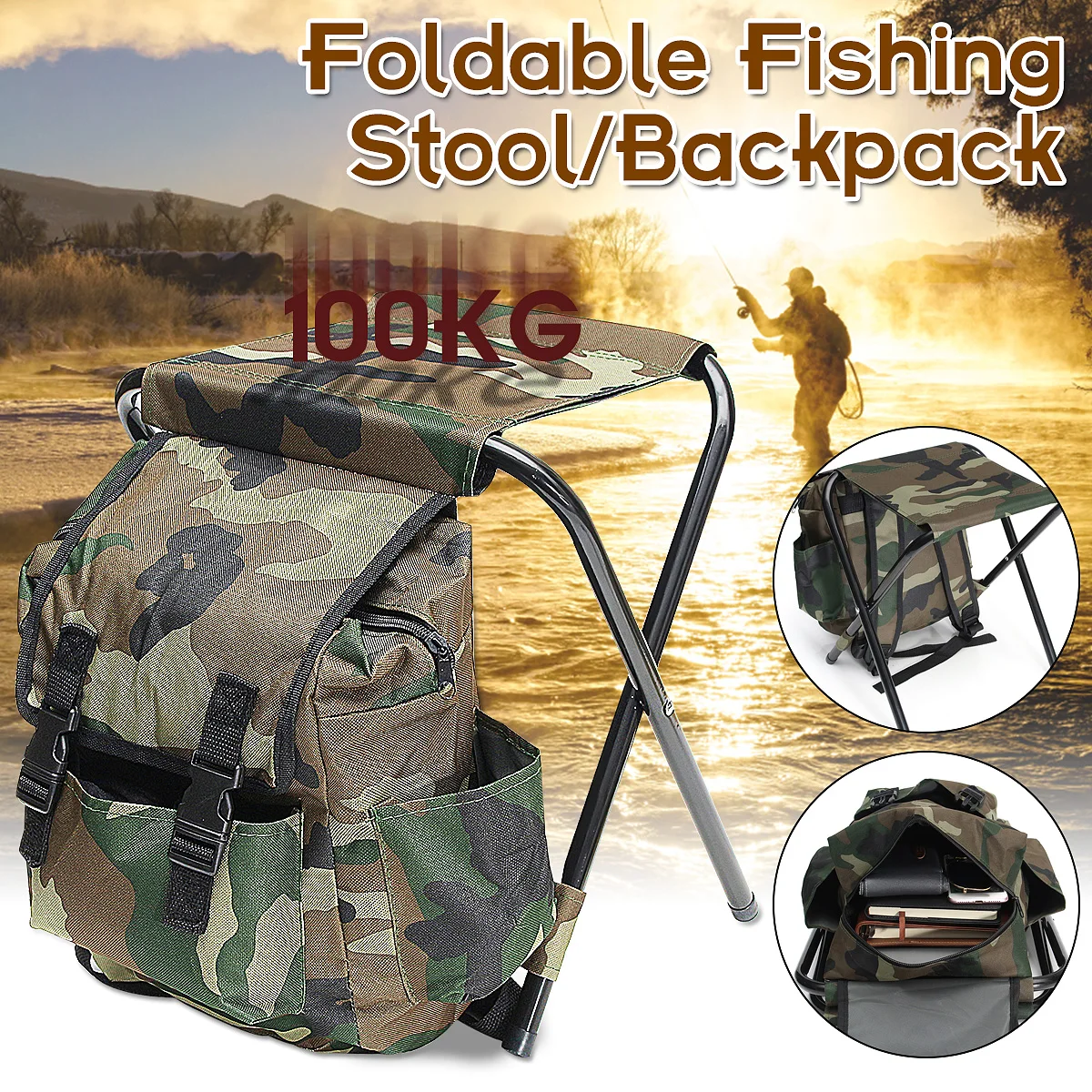 Folding Portable Fishing Chair Fishing Backpack Chair Stool Convenient Wear-resistantv for Outdoor Hunting Climbing Equipment
Folding Portable Fishing Chair Fishing Backpack Chair Stool Convenient Wear-resistantv for Outdoor Hunting Climbing Equipment