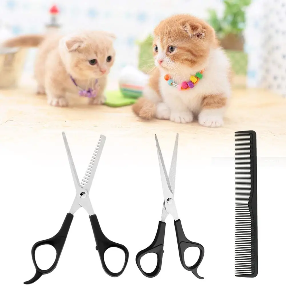 3pcs Pet Grooming Scissors Set Dog Hair Cutting Tool Set Professional Shears Stainless Steel Thinning Scissors Pet Beauty Tools
3pcs Pet Grooming Scissors Set Dog Hair Cutting Tool Set Professional Shears Stainless Steel Thinning Scissors Pet Beauty Tools