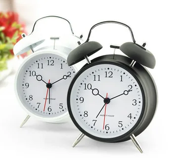 European Concise Originality 4 Inch Mute Ring A Bell Alarm Clock Dawdler Nemesis
European Concise Originality 4 Inch Mute Ring A Bell Alarm Clock Dawdler Nemesis