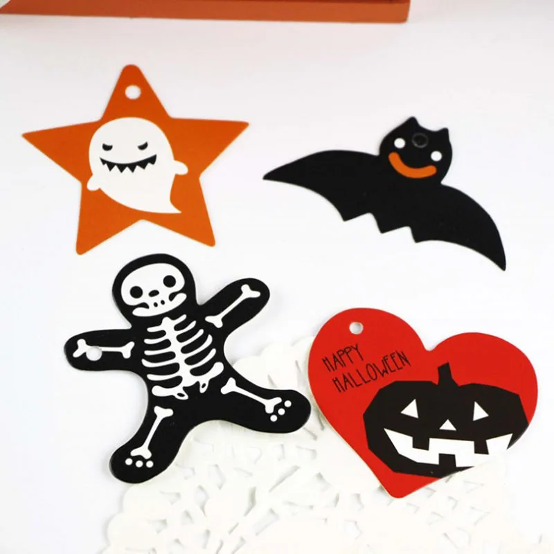 50 Pcs/set Creative Halloween pumpkin paper labels packaging party gift tags trick or treat candy decoration
50 Pcs/set Creative Halloween pumpkin paper labels packaging party gift tags trick or treat candy decoration