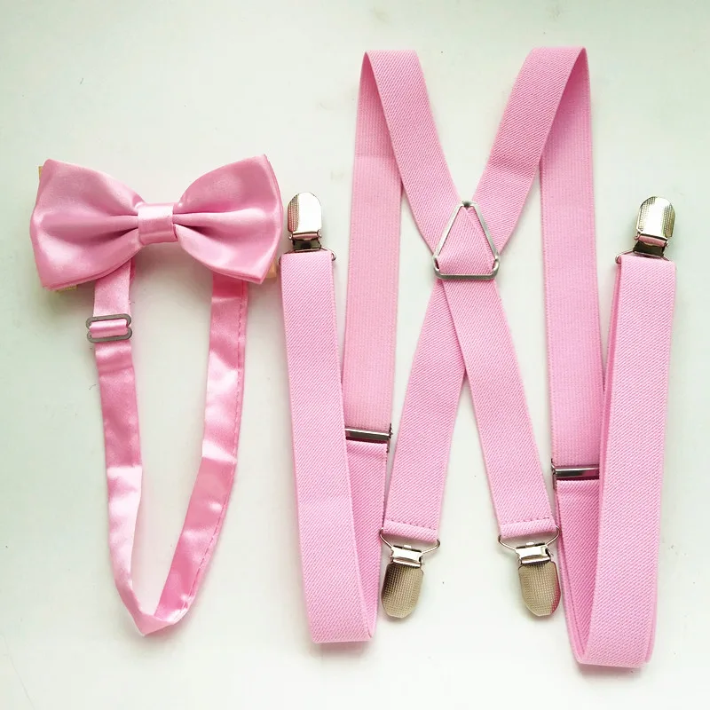 Light Pink Women Mens Supenders Bowtie Sets High Elastic Strap Strong 4 clips-on suspender bow tie set for Adult boys LB002
Light Pink Women Mens Supenders Bowtie Sets High Elastic Strap Strong 4 clips-on suspender bow tie set for Adult boys LB002