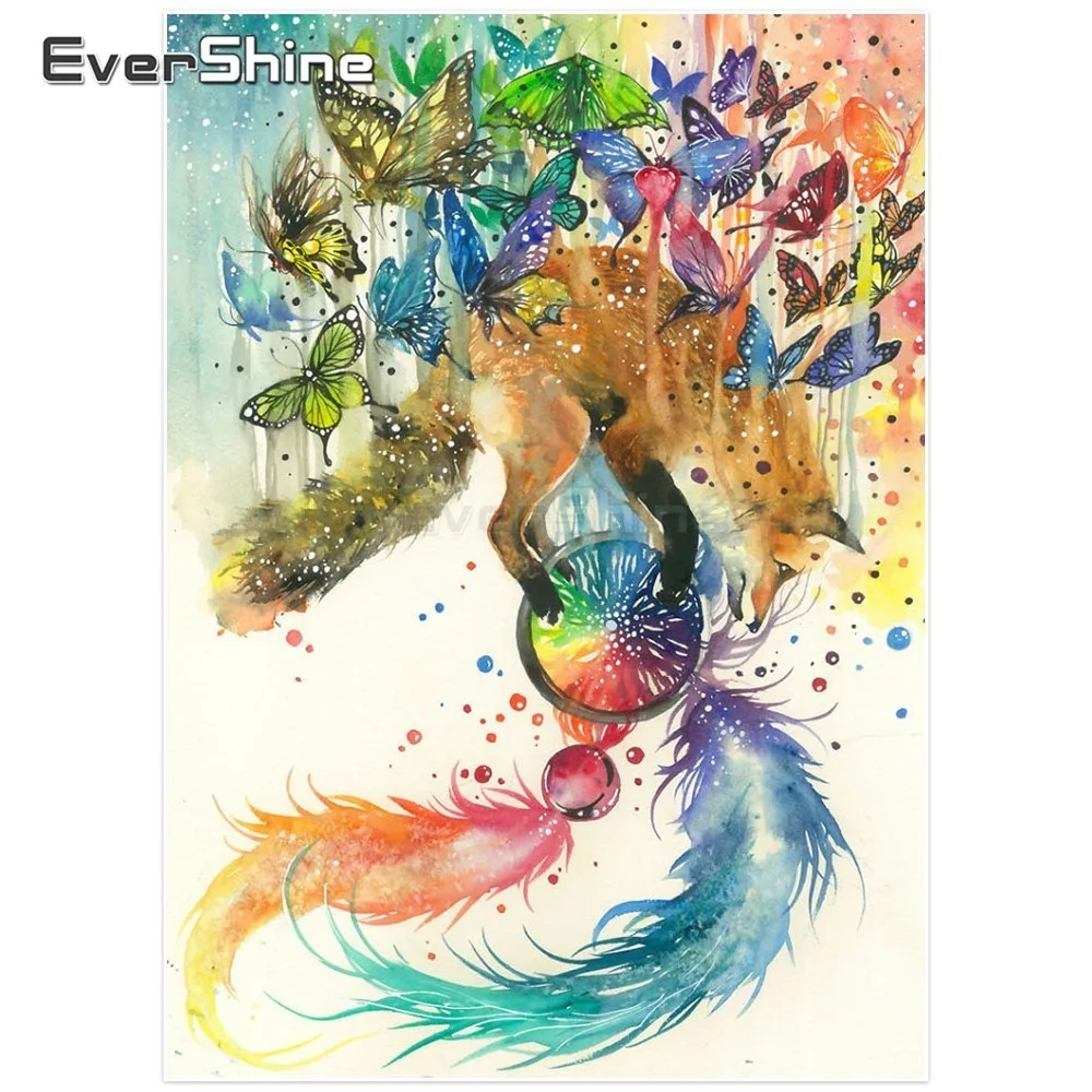 EverShine Diamond Painting Cartoon Full Square Diamond Embroidery Sale Fox Dreamcatcher Mosaic Butterfly Picture Of Rhinestones
EverShine Diamond Painting Cartoon Full Square Diamond Embroidery Sale Fox Dreamcatcher Mosaic Butterfly Picture Of Rhinestones
