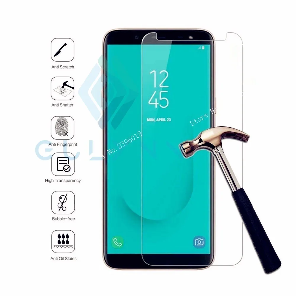 Защитное стекло закаленное для Samsung Galaxy J2 Core J3 J4 J6 J7 J8 2018 A6 A8 Plus A10 30 50|Защитные
