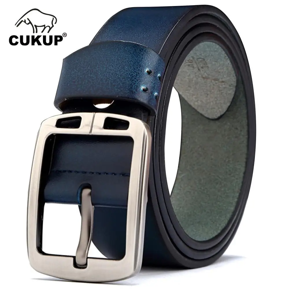 CUKUP Good Quality Genuine Leather Belts Male Pin Alloy Wide Pin Buckle Metal Retro Belt for Men Adjustable Accessories NCK697
CUKUP Good Quality Genuine Leather Belts Male Pin Alloy Wide Pin Buckle Metal Retro Belt for Men Adjustable Accessories NCK697