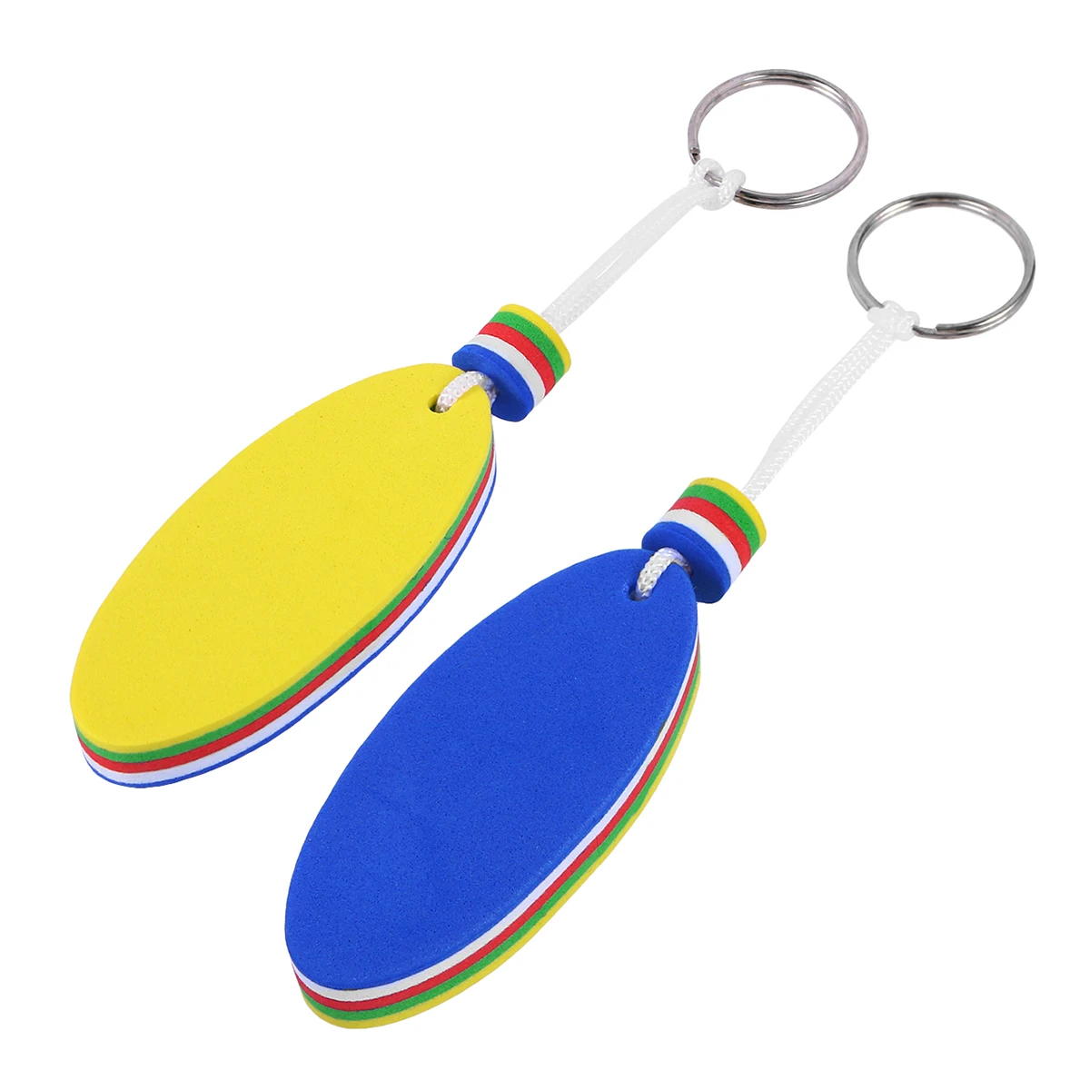 2 Pcs/pack EVA Floating Compact Creative Key Ring Keychain Key Holder for Water Sports Boat Sailing Marine Fishing (Oval)
2 Pcs/pack EVA Floating Compact Creative Key Ring Keychain Key Holder for Water Sports Boat Sailing Marine Fishing (Oval)