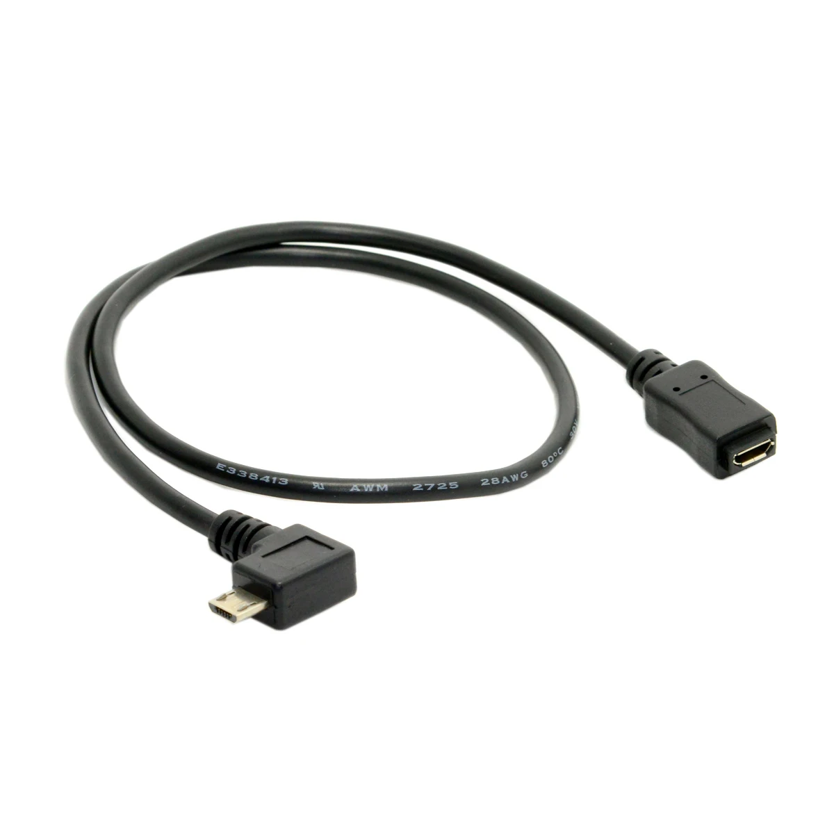 CYSM 10pcs/lot Micro USB 2.0 90 Degree Right Angled Male to Female Tablet Phone Extension Cable 50cm
CYSM 10pcs/lot Micro USB 2.0 90 Degree Right Angled Male to Female Tablet Phone Extension Cable 50cm