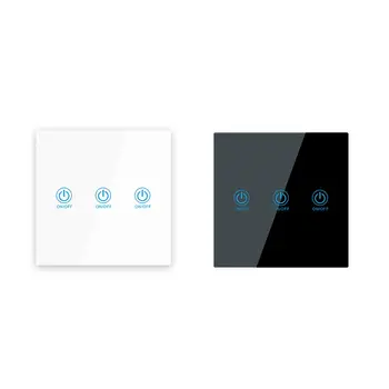 LEORY KTNNKG 3 Channel 433MHz Touching Remote Control 86 Wall Switch Wireless RF Transmitter Tempered Glass Panel
LEORY KTNNKG 3 Channel 433MHz Touching Remote Control 86 Wall Switch Wireless RF Transmitter Tempered Glass Panel