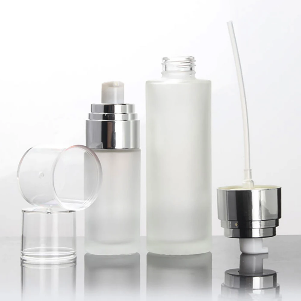 Wholesale foundation container skin care glass bottle 120ml toner bottle high grade packaging
Wholesale foundation container skin care glass bottle 120ml toner bottle high grade packaging