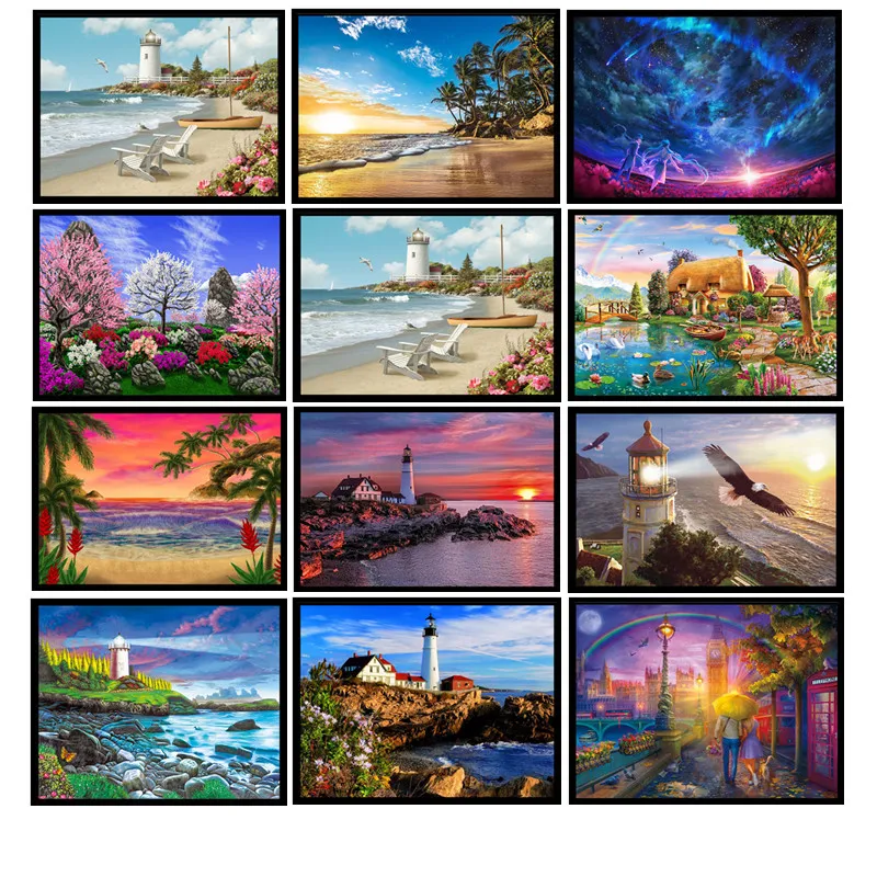 New 5D DIY diamond painting "beautiful scenery" embroidery cross stitch round diamond mosaic painting home decoration
New 5D DIY diamond painting "beautiful scenery" embroidery cross stitch round diamond mosaic painting home decoration