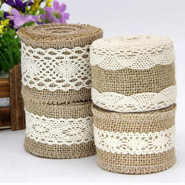 Burlap Ribbon 2M Hessian Lace Vintage Rustic Hemp Jute Rope Christmas Halloween Party Decor Wedding Centerpieces Accessories
Burlap Ribbon 2M Hessian Lace Vintage Rustic Hemp Jute Rope Christmas Halloween Party Decor Wedding Centerpieces Accessories