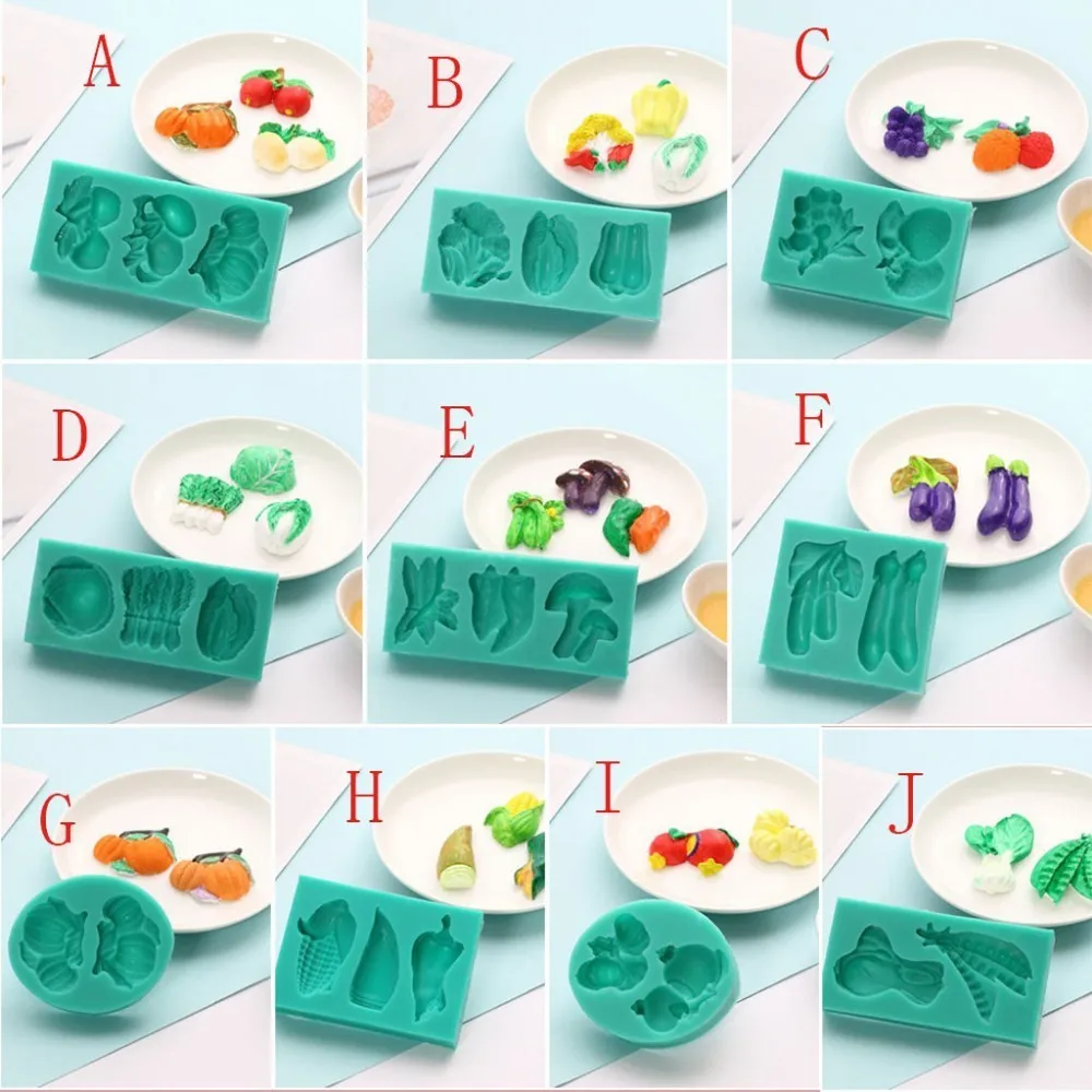 Vegetables Fruits Fondant Cake Silicone Molds Chocolate Soap Moulds Candy Cake Molds Embossed Sugar Arts Flower Baking Moulds
Vegetables Fruits Fondant Cake Silicone Molds Chocolate Soap Moulds Candy Cake Molds Embossed Sugar Arts Flower Baking Moulds