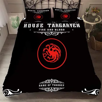 HELENGILI 3D Bedding Set Game of Thrones Print Duvet Cover Set Bedcloth with Pillowcase Bed Set Home Textiles #GOT-59
HELENGILI 3D Bedding Set Game of Thrones Print Duvet Cover Set Bedcloth with Pillowcase Bed Set Home Textiles #GOT-59