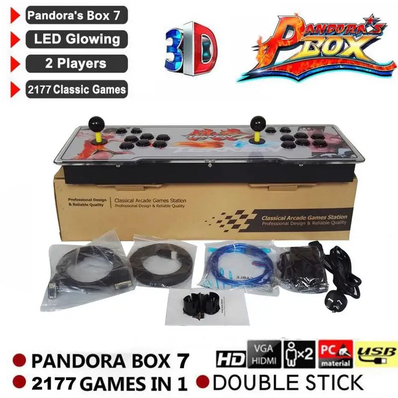 MUMIAN In 1 3D Pandora's Key 7 Box Retro Arcade Game Console 1080P Arcade Machine Mini Arcade Game Machine Use
MUMIAN In 1 3D Pandora's Key 7 Box Retro Arcade Game Console 1080P Arcade Machine Mini Arcade Game Machine Use