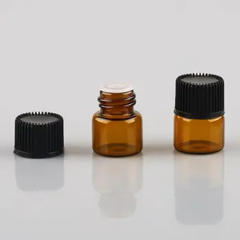 100 Units 1ml (1/4 dram) Amber Glass Essential Oil Bottle, Orifice Reducer & Cap
100 Units 1ml (1/4 dram) Amber Glass Essential Oil Bottle, Orifice Reducer & Cap