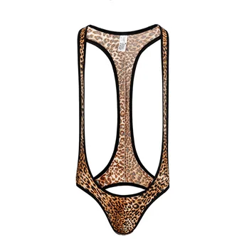 Fashion Sexy Mens Underwear Leopard Print Suspender Bodysuit Overalls Leotard Bikini Jumpsuits Thongs Briefs Undershirt Costume
Fashion Sexy Mens Underwear Leopard Print Suspender Bodysuit Overalls Leotard Bikini Jumpsuits Thongs Briefs Undershirt Costume