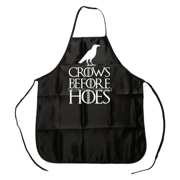 Crows Before Hoes Crow Raven Game of Thrones Apron BBQ Cleaning Cooking Baking Kitchen Apron Fans Gift, free shipping
Crows Before Hoes Crow Raven Game of Thrones Apron BBQ Cleaning Cooking Baking Kitchen Apron Fans Gift, free shipping