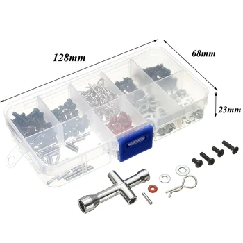 New 270Pcs Repair Tool Screws Box Kit For 1/10 HSP RC Car Accessories For Hardware Tool Accessories
New 270Pcs Repair Tool Screws Box Kit For 1/10 HSP RC Car Accessories For Hardware Tool Accessories