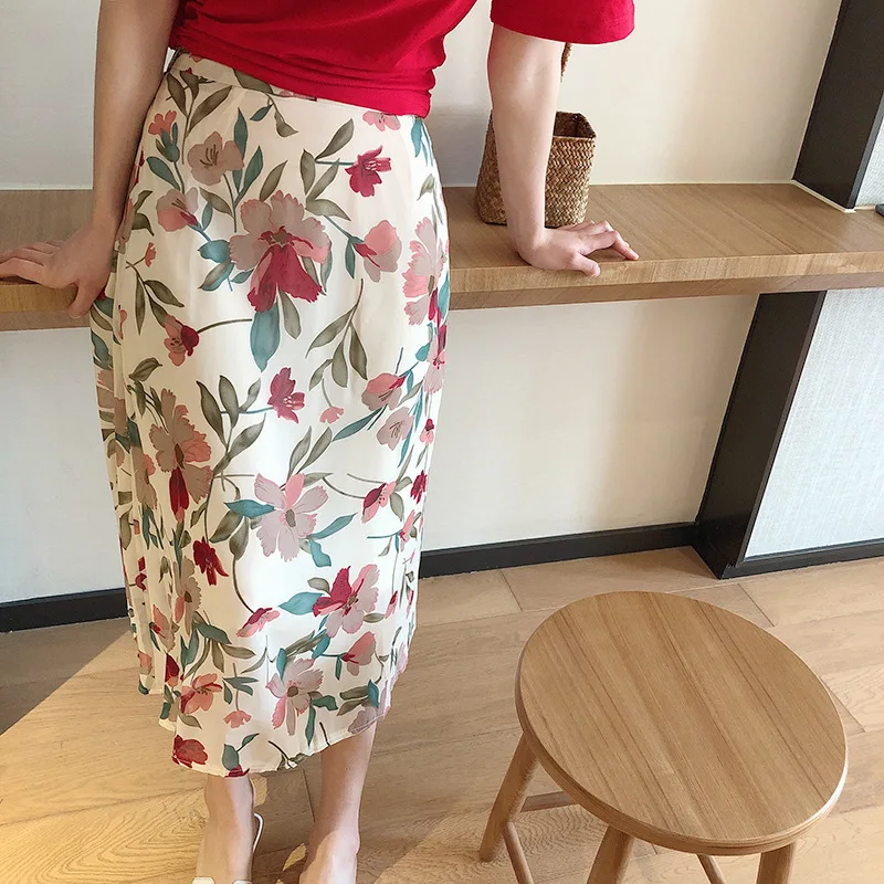 Mooirue Summer 2019 Femme Floral Long Skirt Kawaii Korean Style Chiffon High Waist Loose Female Skirts
Mooirue Summer 2019 Femme Floral Long Skirt Kawaii Korean Style Chiffon High Waist Loose Female Skirts